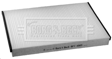 BORG & BECK filtras, salono oras BFC1005
